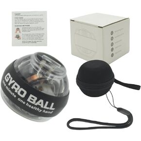 Gyro Ball Hand Exerciser & Power Ball Hand Exerciser Adjustable Resistance to Strengthen Fingers, Wrists, and Arms - Includes a Digital Counter for Stronger Wrist Bones and Muscle in Kuwait
