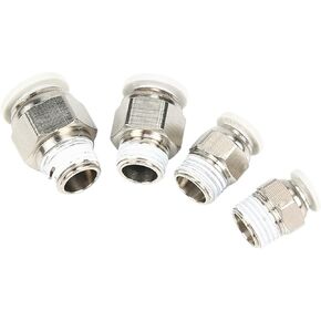 1 قطعة تركيبات هوائية بيضاء دفع سريع في موصل M5 1/8 ''1/4'' 3/8 ''ذكر الموضوع-4 6 8 10 12 مللي متر أنبوب الهواء اتصال مستقيم PC (8 مللي متر OD خرطوم ، M5) in Kuwait