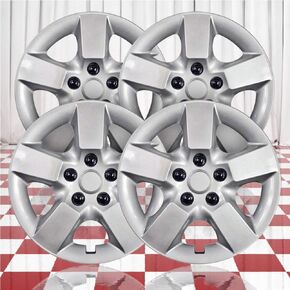 Brighter Design Set of 4 16" Push-on Silver Hubcaps for Nissan Rogue 2008-2015 in Kuwait
