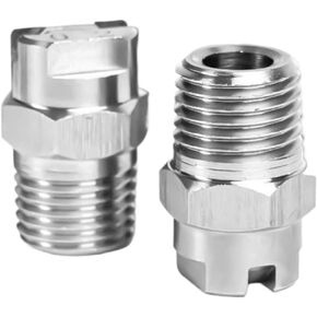 فوهة رش Hvv مقاس 1/4 بوصة - مروحة مسطحة Veejet 65/110 درجة للتبريد والتنظيف ومكافحة الحرائق (قطر 3.6 زاوية 65 درجة) in Kuwait