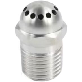 فوهة رش من الفولاذ المقاوم للصدأ بخيط ذكر 1/4 بوصة - رأس رش BSPT مع 3/5/6/7/8/12/13 فتحة، عبوة من 2 (3 فتحات 1.8 مم) in Kuwait