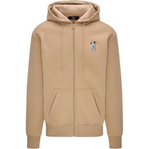 Eastside Golf Men’s Fleece Full‑Zip Hoodie with Chenille Swingman Logo, Soft Cotton‑Blend Luxury Comfort Layer in Saudi Arabia