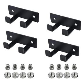 عبوتان من حامل مفاتيح تشاك المغناطيسي لضغط الحفر والمخرطة والمطحنة - فولاذ شديد الصلابة مع طلاء تيفلون، منظم ورشة عمل عالي التحمل بسعة 8 رطل لتصنيع الأعمال الخشبية in Kuwait