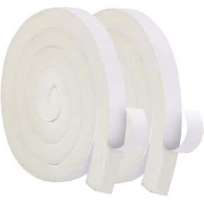 رغوة مكيف الهواء - بكرتان، عرض 2.54 سم × سماكة 2.54 سم، إجمالي طول 13 قدمًا، ختم عازل للطقس من الفوم الخلوي المفتوح (6.5أقدام × 2 لفات) in Kuwait