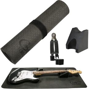 Hricane Guitar Work Mat Kit+Two Heights Guitar Neck Support Rest+Guitar String Winder and Cutter Tool - Guitar Workstation Repair Maintenance of String Instruments in Kuwait