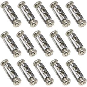 20 حزمة 1/16 سلك حبل المشابك الفولاذ المقاوم للصدأ كابل المشبك كليب ثقب مزدوج قفل العقص حلقة الأكمام وقف ل 1/16 بوصة الفولاذ المقاوم للصدأ سلك كابل الطائرات كابل الملابس خط الأسلاك تعريشة الأسلاك in Kuwait