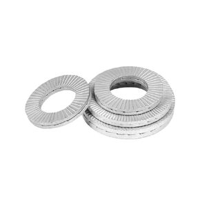 Double Layer self-Locking washers 5-Pack Double-Sided Locking washers Hardware Fasteners M4 M10 M12 M16 M20 self-Locking 304 Stainless Steel(M10) in Kuwait