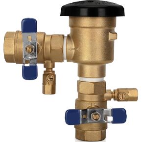 1"720A Pressure Vacuum Breaker Assembly for Zurn Wilkins 1-720A, Brass Irrigation Backflow Preventer, Max 400 PSI Backflow Preventer Valve for Irrigation Systems and Commercial Water Supply Systems in Kuwait
