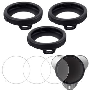 Stethoscope Protection Kit Compatible with EKO Core 500, 3 2.5D Tempered Glass Screen Protectors & 3 Stethoscope Chestpiece Cover, Compatible with EKO Core 500, Dustproof, 9H (Purple) in Kuwait