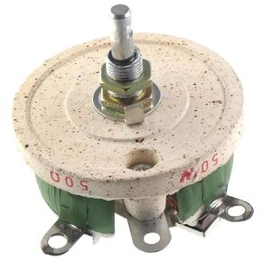 BC1-50 High Power Wire Wound Rheostat, Rotary Variable Resistor, Disc Shape, Ceramic Composition, 50W, Through Hole (10R) in Kuwait