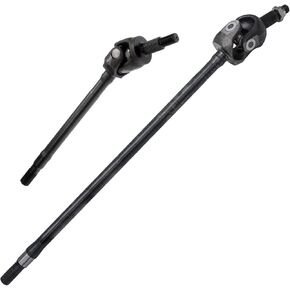 Detroit Axle - Pair Front CV Axle Shafts for 2007-2017 Jeep Wrangler [Dana 30] 2008 2009 2010 2011 2012 2013 2014 2015 2016 U-joint CV Axle Shafts Assembly Replacement in Kuwait