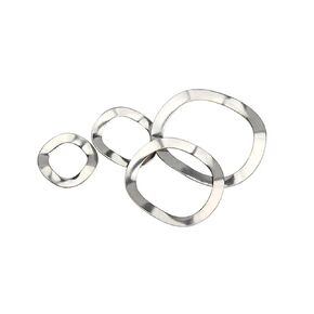 Wave Washers, M3 - M25 304 Stainless Steel Three Wave Crest Type Spring Washer Gasket for Bearing Shafts, 50pcs in Kuwait