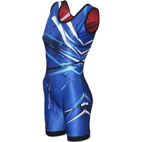 Matman USA The Breakdown Reversible Women's & Girl's Wrestling - Weightlifting - Exercise Singlet - Made in the U.S.A. in Kuwait