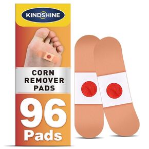 وسادات إزالة الذرة 96P للقدمين وأصابع القدم، قوة إضافية 40% رقع طبية من حمض الساليسيليك، علاج فعال لمسامير القدم الصغيرة والجلد الميت in Kuwait