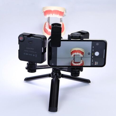 Dental Mobile Phone Fill Light, Dental Photography Aid, Camera Photo Light, USB Charging for Home Salon Hospital in Kuwait