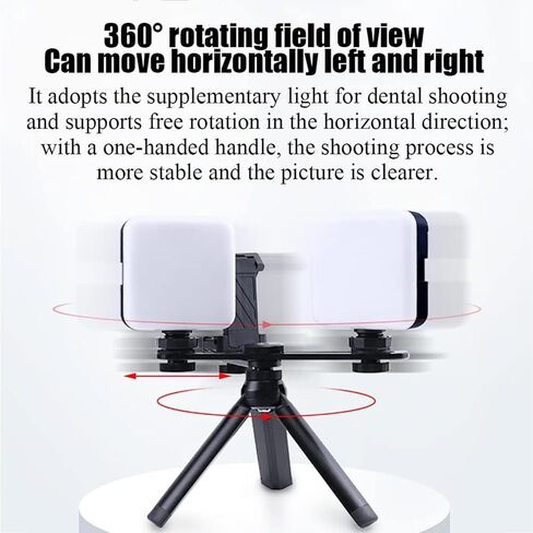 Dental Mobile Phone Fill Light, Dental Photography Aid, Camera Photo Light, USB Charging for Home Salon Hospital in Kuwait