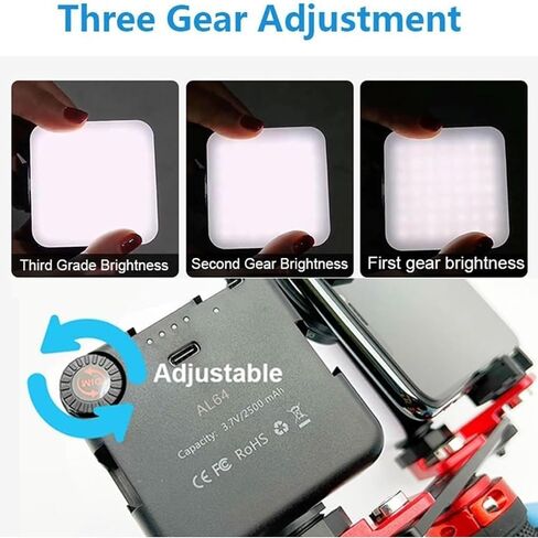 Dental Mobile Phone Fill Light, Dental Photography Aid, Camera Photo Light, USB Charging for Home Salon Hospital in Kuwait