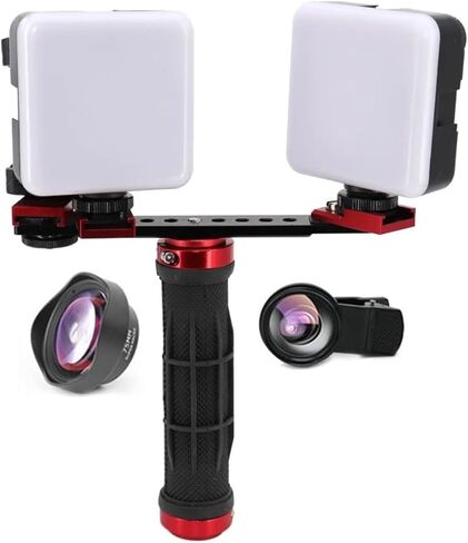 Dental Photography Lamp, Brightness Adjustable Oral Filling Flash Light, Dentist Flash LED Photography Light(MK-016+37mm+75mm) in Saudi Arabia