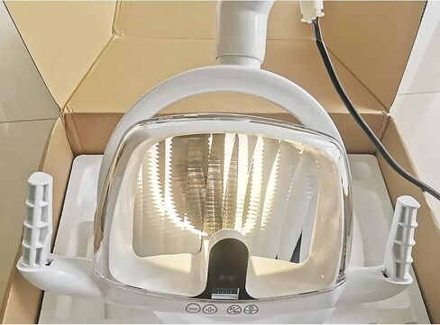 مصباح LED للأسنان بدون ظل، ضوء فحص الأسنان مع واجهة 22 مم، ذراع المصباح وسطوع قابل للتعديل بمرونة، إضاءة باردة ناعمة وموفرة للطاقة، لغرفة طب الأسنان، كرسي الأسنان in Kuwait