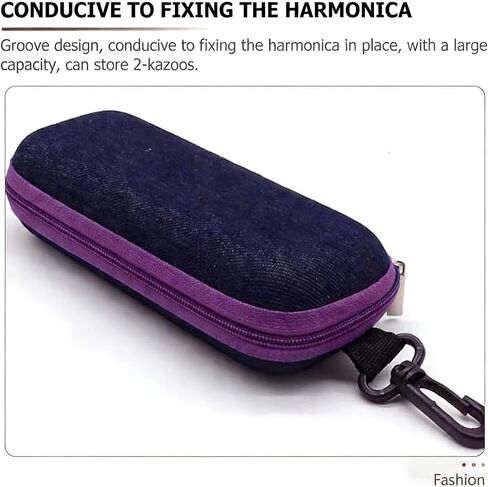 Kazoo Box Case Storage Bag EVA Portable Hook Wind Instrument Accessories in Saudi Arabia