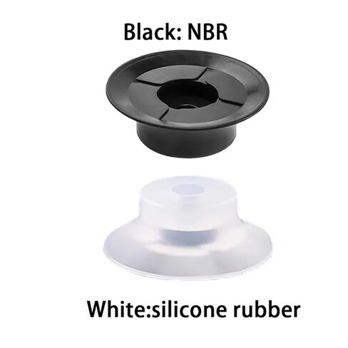 10pcs Pneumatic Vacuum Suction Cup Single Layer Nozzle VP2/3/4/6/8/10/20/30/40/50R Injection Molding(VP8R,Black) in Saudi Arabia