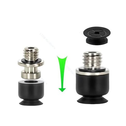 1pcs Pneumatic Vacuum Sucker PAG-15A-S Silicone/NBR Thin Patterned Vacuum Suction Cup for Paper or Film Manipulator Vacuum Chucks(TN10-M5) in Saudi Arabia
