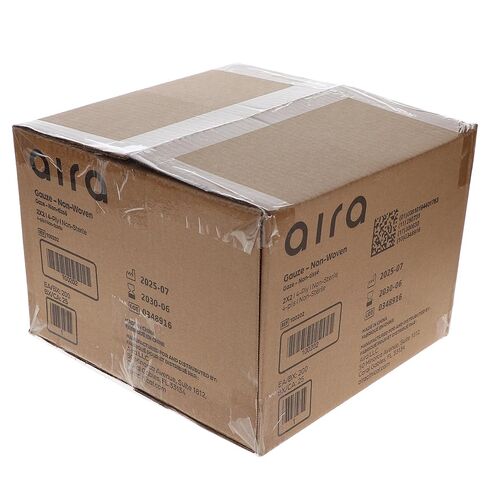 Aira 100202 شاش غير منسوج 2 × 2 بوصة غير معقم 4 طبقات 5000/Cs in Kuwait