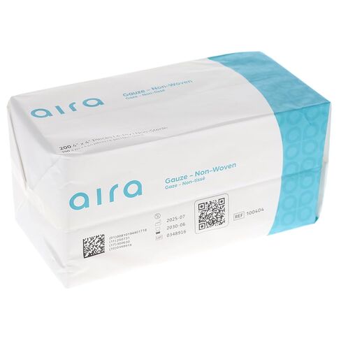 Aira 100404 شاش غير منسوج 4 × 4 بوصة غير معقم 4 طبقات 2000/Cs in Kuwait