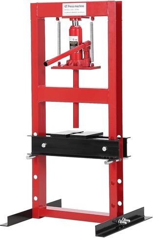 6 Ton Hydraulic Press, Heavy-Duty Shop Press, Adjustable Garage Floor Shop Bearing Press with Stamping Plates for Garage Bending, Straightening & Stamping in Saudi Arabia