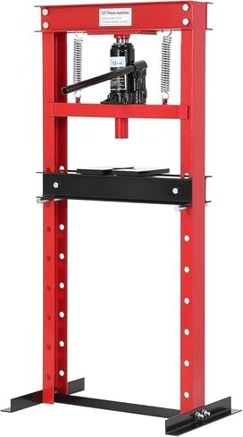 6 Ton Hydraulic Press, Heavy-Duty Shop Press, Adjustable Garage Floor Shop Bearing Press with Stamping Plates for Garage Bending, Straightening & Stamping in Saudi Arabia