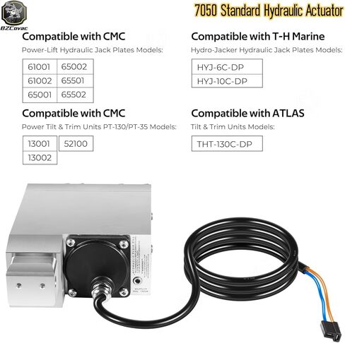 Model 7050 Standard Hydraulic Actuator for CMC Power-Lift and PT-130 / PT-35, T-H Marine Hydro-Jacker, and ATLAS Tilt & Trim Systems, Self-Contained Marine Hydraulic Power Unit, 5" Stroke in Saudi Arabia