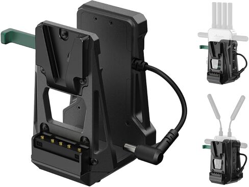 لوحة بطارية Accsoon V-Mount ، محول بطارية V-Lock مع مزود طاقة DC لبطارية M Mount ، كاميرا DSLR ، كاميرات المهندس ، الكاميرات غير المرآة ، Cineview Master 4K ، Cineview 2 SDI Wireless Pronsmitters in Kuwait