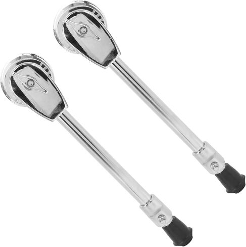 SUNGOOYUE Stable Drum Leg Set, Convenient to Use, AntiRust Zinc Alloy Material, 2 Pack, for Bass Drums, [3.0] X [2.3] in, Silver in Saudi Arabia