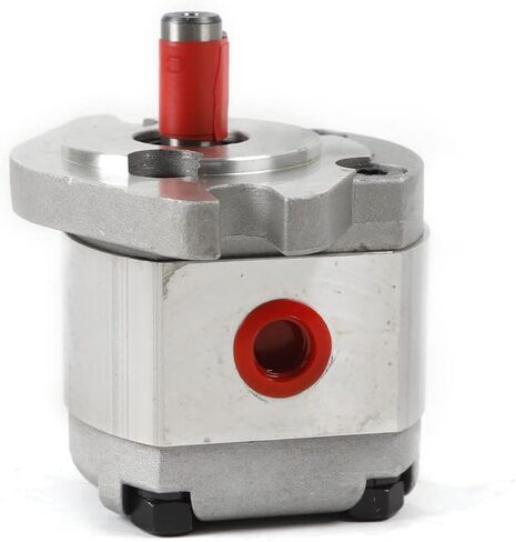 0.8ML/R High Pressure Single Hydraulic Gear Pump, 4300 RPM 21MPa Durable Shaft Work Efficiently Hydraulic Gear Pump Keyed Shaft Aluminum Alloy SAE Flat Key in Kuwait