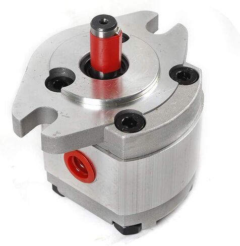 0.8ML/R High Pressure Single Hydraulic Gear Pump, 4300 RPM 21MPa Durable Shaft Work Efficiently Hydraulic Gear Pump Keyed Shaft Aluminum Alloy SAE Flat Key in Kuwait