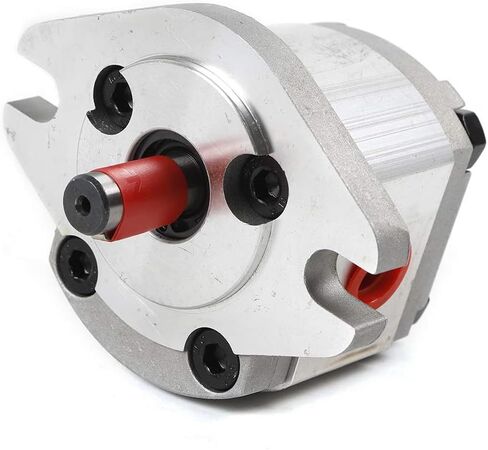 0.8ML/R High Pressure Single Hydraulic Gear Pump, 4300 RPM 21MPa Durable Shaft Work Efficiently Hydraulic Gear Pump Keyed Shaft Aluminum Alloy SAE Flat Key in Kuwait