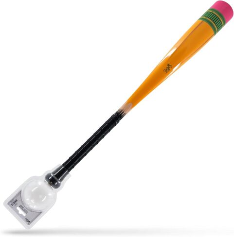 Victus Yardstick، مضرب بيسبول بلاستيكي للأطفال مع كرة بلاستيكية مخصصة، للاستخدام على العشب أو العشب، برميل 2 5/8 بوصة ومقبض ناعم الملمس، مجموعة بيسبول خفيفة الوزن في الفناء الخلفي، 27 بوصة in Kuwait