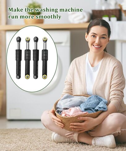 4-Pack Washing Machine Shock Absorber Fits For Samsung Washer,Replaces DC66-00470A,DC66-00470B,AP4206426,DC66-00650D,2020946,PS4212219,AP4456255,DC66-00650C etc. in Kuwait