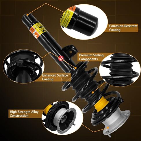 31316780197 Pair Front Strut Assembly with Coil Spring for 2006-2013 BMW 325xi 328i xDrive 328xi 330xi 335i 335i xDrive 335i xDrive E90 Series Replaces 31316780193 in Saudi Arabia