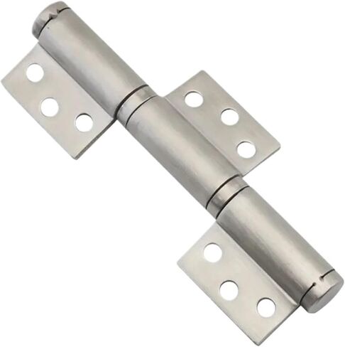 باب عالي التحمل مصنوع من الفولاذ المقاوم للصدأ 304 مع مفصل علم مدمج بعمود دوار 360 درجة قطعة واحدة in Kuwait