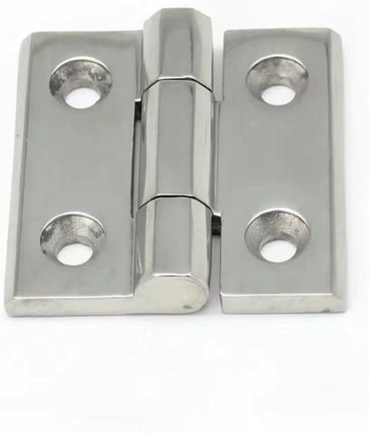 مفصلات شديدة التحمل من الفولاذ المقاوم للصدأ 304 لأبواب الخزانات الصناعية سميكة ومناسبة للخزائن الكهربائية 1 قطعة (40 × 40 × 5 مم) in Kuwait