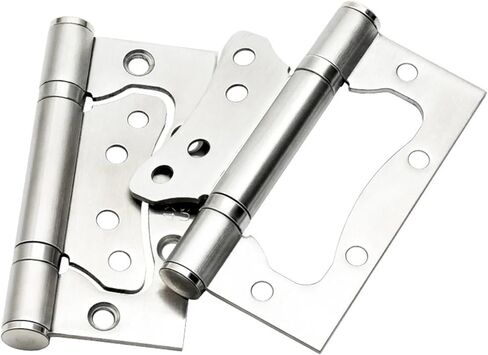 مفصلات من الفولاذ المقاوم للصدأ 5 بوصة مع مسامير غرفة باب خشبي غير ملحوم عازلة صامتة تحمل سميكة 2 قطعة (4 بوصة) in Kuwait