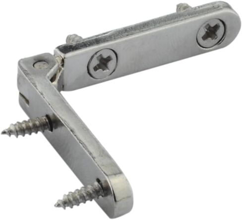 90 Degree Folding Hinges for Wine Box Wooden Chest Case Cabinet Furniture Small Hinge 30 * 6mm 10Pcs(Silver) in Saudi Arabia