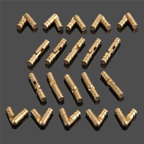 مفصلات أسطوانة نحاسية، صندوق مجوهرات لخزانة الملابس، مفصلات مخفية، 20 قطعة in Kuwait