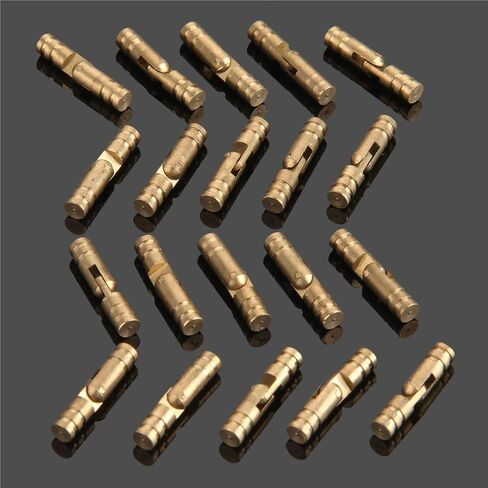 مفصلات أسطوانة نحاسية، صندوق مجوهرات لخزانة الملابس، مفصلات مخفية، 20 قطعة in Kuwait