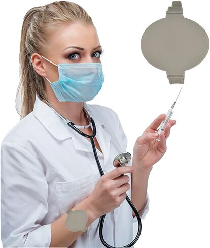 1Pcs Nurse Must Haves for Work Erasable Wrist Strap Reusable Patient Silicone Memo Notepad Vital Sign Recorder Wearable Hands Tech Supplies Grad Gift (Grey) in Kuwait