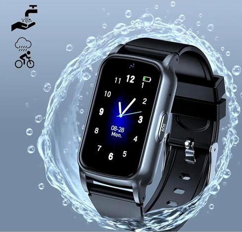 Medical Life Alert Bracelet for Senior Women and Men - Wearable Adult Fall Detection, GPS Tracker Watch, and Emergency Call Button for Alzheimer Patients - Personal Elderly Assistance Systems for Home in Saudi Arabia