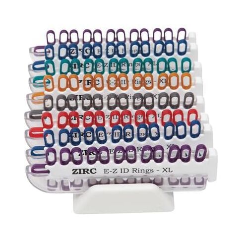 Zirc Dental 70Z015 EZ ID Tool Rings جوهرة كبيرة جدًا 200/Pk in Kuwait