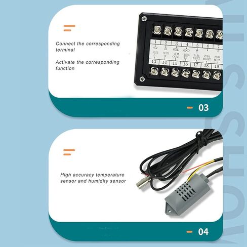 XM-18ZH Digital Incubator Controller for Hatching Eggs – Fahrenheit Display with 7-Way Output, Temp/Humidity Sensors, Built-in Alarm , Adjustable Egg Turning(110-220V) in Kuwait