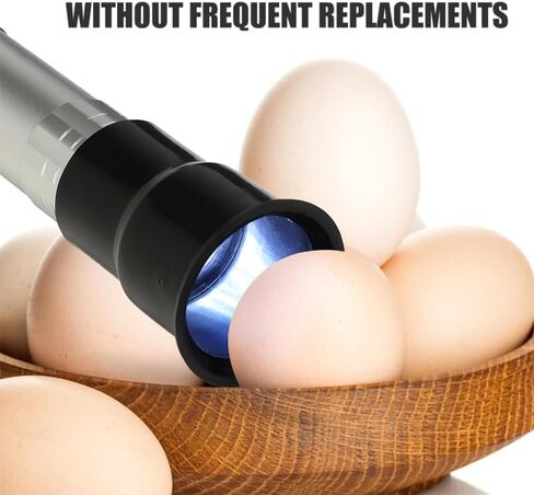 Portable Led Egg Candling Flashlight Handheld Egg Inspection Light for Chicken Duck Goose Eggs Incubators 4.72 Inch Compact Tester in Saudi Arabia